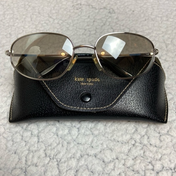 Kate Spade Mirrored  Sunglasses and Leather Case main image 8